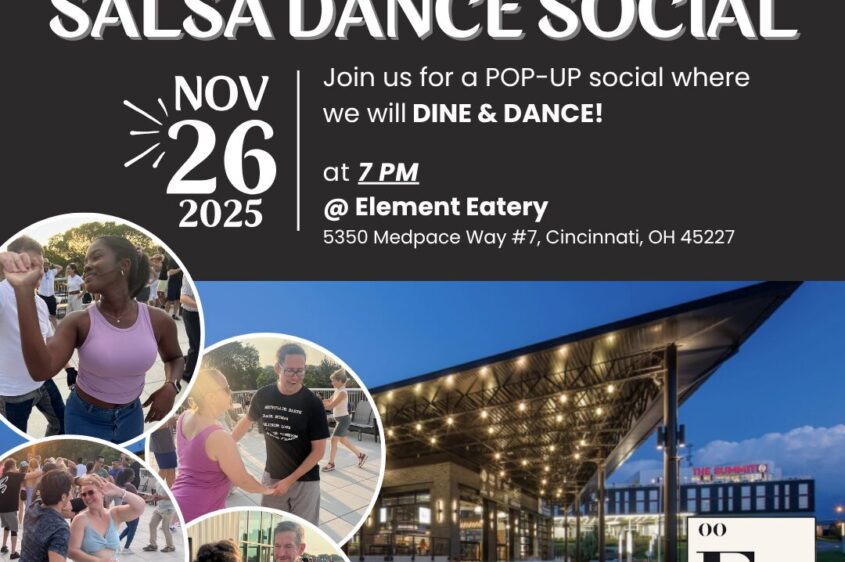 salsa dance social at element eatery